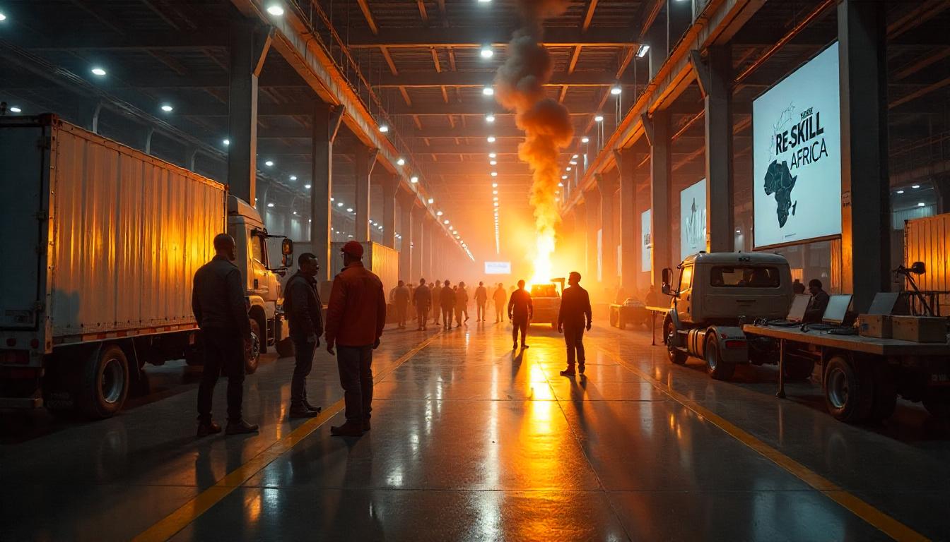 African industrial landscape